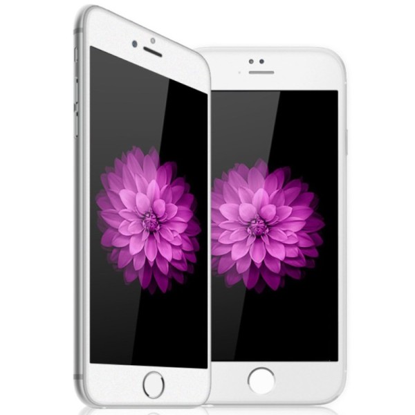 „Devia“ 9H Tempered Glass kaitsev ekraaniklaas 0.33 mm - valge + tagumine film (iPhone 6 / 6S)