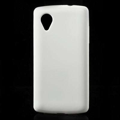 „Jelly Case“ baltas LG Nexus 5 E980 dėklas (dėkliukas) / Priedai.lt