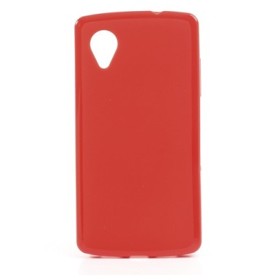 „Jelly Case“ raudonas LG Nexus 5 E980 dėklas (dėkliukas) / Priedai.lt