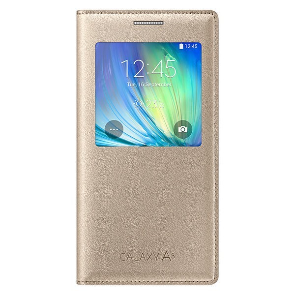 „Samsung“ S View Cover tahke kaaned - kuldne (Galaxy A5 2015)