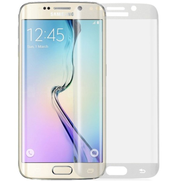 „3D“ Tempered Glass kaitsev ekraaniklaas 0.33 mm - läbipaistev (Galaxy S6 Edge)