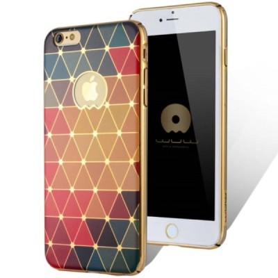 Apple iPhone 6 (6s) „JLW“ Color Palette spalvotas su auksiniais apvadais elegantiškas plastikinis dėklas / Priedai.lt