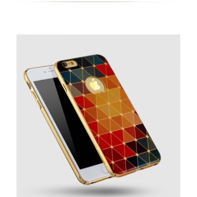 Apple iPhone 6 (6s) „JLW“ Color Palette spalvotas su auksiniais apvadais elegantiškas plastikinis dėklas / Priedai.lt