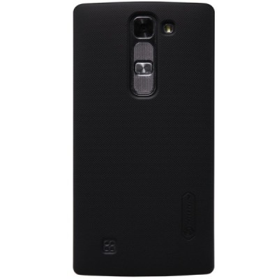 LG G4c (H525) Nillkin Frosted Shield juodas plastikinis dėklas + apsauginė ekrano plėvelė / Priedai.lt