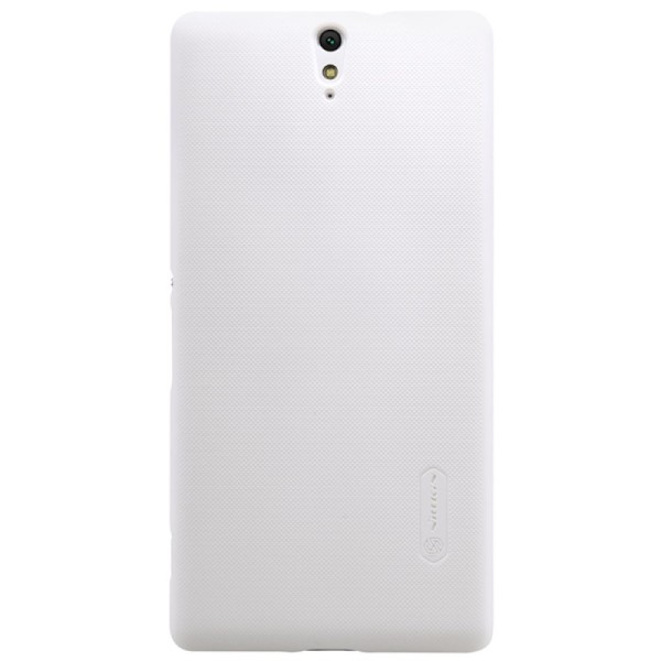 „Nillkin“ Frosted Shield kaaned - valge + ekraani kaitse (Xperia C5 Ultra)