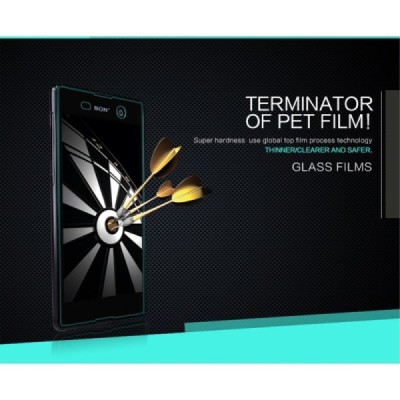 Sony Xperia M5 „Nillkin“ H Tempered Glass sustiprintos apsaugos apsauginis ekrano stiklas 0.33 mm / Priedai.lt
