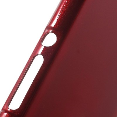 Sony Xperia M5 Mercury raudonas kieto silikono tpu dėklas - nugarėlė / Priedai.lt
