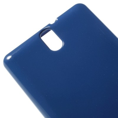 Sony Xperia C5 Ultra Mercury mėlynas kieto silikono TPU dėklas - nugarėlė / Priedai.lt