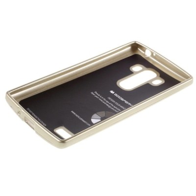 LG G4s (H735) Mercury auksinis kieto silikono tpu dėklas - nugarėlė / Priedai.lt
