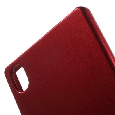 Sony Xperia Z5 Premium Mercury raudonas kieto silikono tpu dėklas - nugarėlė / Priedai.lt