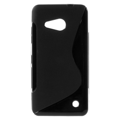 Microsoft Lumia 550 kieto silikono TPU juodas dėklas - nugarėlė / Priedai.lt