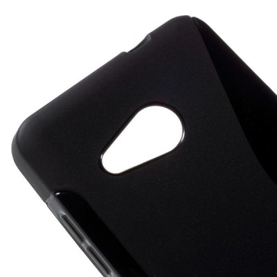 Microsoft Lumia 550 kieto silikono TPU juodas dėklas - nugarėlė / Priedai.lt