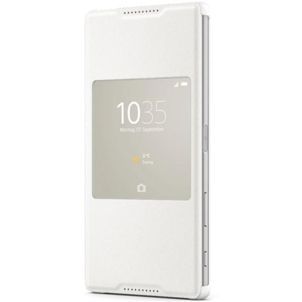 „Sony“ Style Cover Window tahke kaaned - valge (Xperia Z5 Premium)