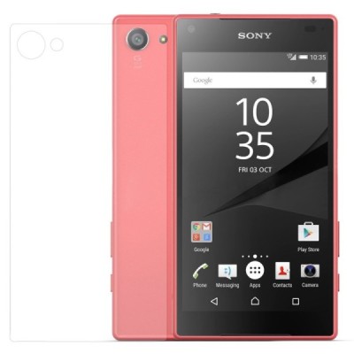 Sony Xperia Z5 Compact tempered Glass apsauginis nugarinės dalies (nugarėlės) stiklas 0.3 mm / Priedai.lt