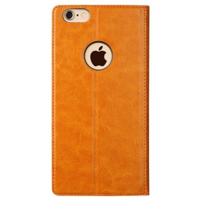Apple iPhone 6 Plus / 6s Plus „Baseus“ Collocation solidus atverčiamas odinis raštuotas dėklas - knygutė (piniginė) - baltas, au