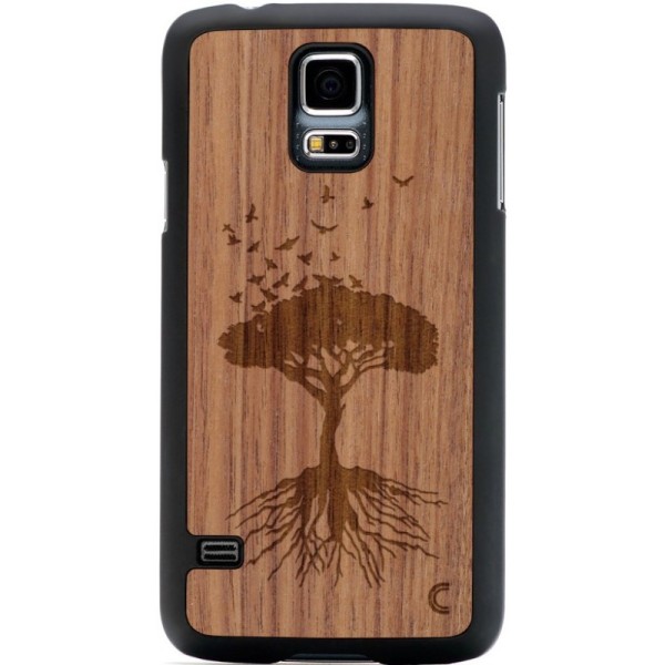 „Crafted Cover“ looduslik puit kaaned - Medis (Galaxy S5 / S5 Neo)