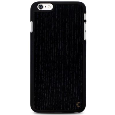 Apple iPhone 6s+ Plus „Crafted Cover“ natūralaus medžio juodas dėklas (uosis) / Priedai.lt