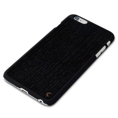 Apple iPhone 6s+ Plus „Crafted Cover“ natūralaus medžio juodas dėklas (uosis) / Priedai.lt