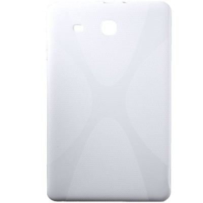 Samsung Galaxy Tab E 9.6 T560 kieto silikono TPU baltas dėklas - nugarėlė / Priedai.lt