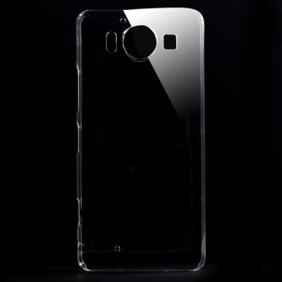 Microsoft Lumia 950 plastikinis skaidrus (permatomas) dėklas - nugarėlė / Priedai.lt