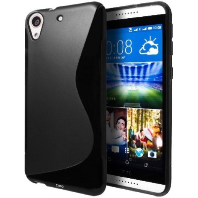 HTC Desire 626 kieto silikono TPU juodas dėklas - nugarėlė / Priedai.lt