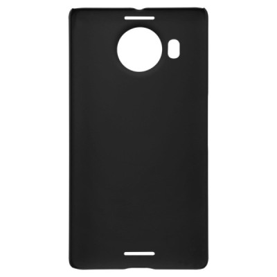 Microsoft Lumia 950 XL Nillkin Frosted Shield juodas plastikinis dėklas + apsauginė ekrano plėvelė / Priedai.lt