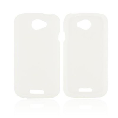 HTC One S silikoninis baltas dėklas / Priedai.lt