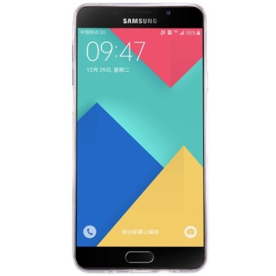 Samsung Galaxy A5 (2016) A510 Nillkin Nature plonas skaidrus (permatomas) silikoninis TPU bespalvis dėklas / Priedai.lt