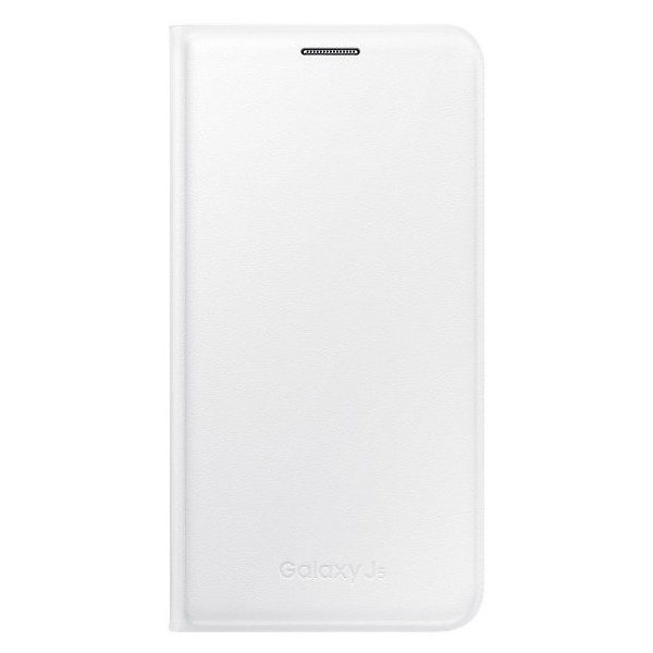 „Samsung“ Flip Wallet Cover tahke kaaned - valge (Galaxy J5 2015)