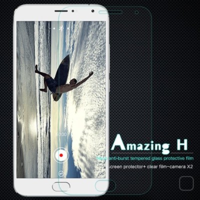 Meizu MX5 „Nillkin“ H Tempered Glass sustiprintos apsaugos apsauginis ekrano stiklas 0.33 mm / Priedai.lt