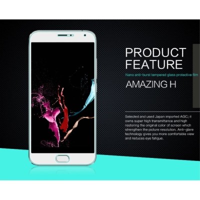 Meizu MX5 „Nillkin“ H Tempered Glass sustiprintos apsaugos apsauginis ekrano stiklas 0.33 mm / Priedai.lt