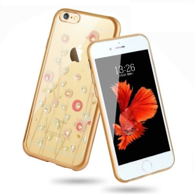 Apple iPhone 6 (6s) „JLW“ Color Palette dangiškas su auksiniais apvadais elegantiškas plastikinis dėklas / Priedai.lt
