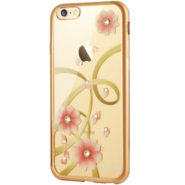 „JLW“ Charming Orchid Silikoon (TPU) kaaned - läbipaistev (iPhone 6 / 6s)