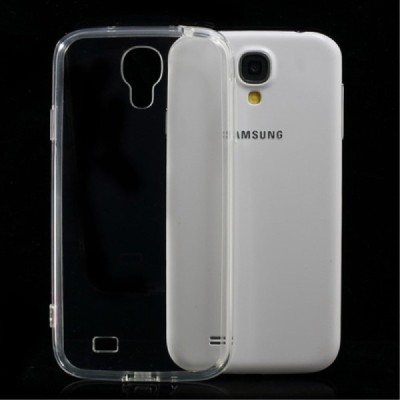 Samsung Galaxy S4 (i9500) kieto silikono TPU (akrilinis) skaidrus dėklas - nugarėlė / Priedai.lt