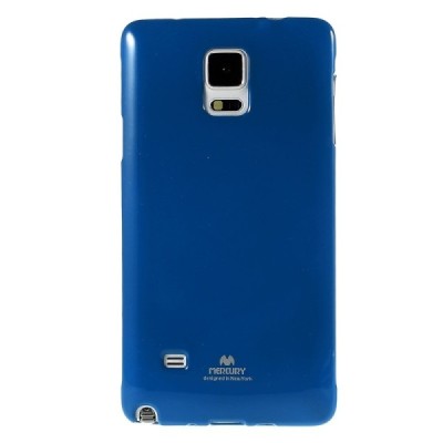 Samsung Galaxy Note 4 N910 Mercury mėlynas kieto silikono tpu dėklas - nugarėlė / Priedai.lt