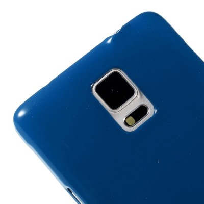 Samsung Galaxy Note 4 N910 Mercury mėlynas kieto silikono tpu dėklas - nugarėlė / Priedai.lt