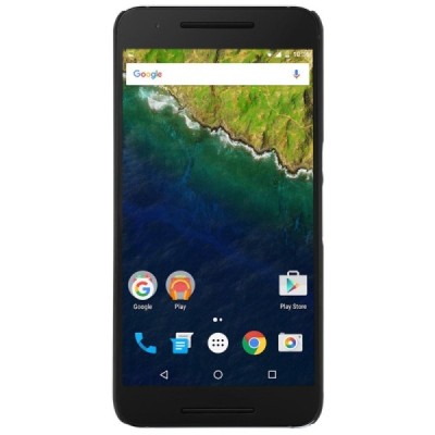 Huawei Nexus 6P Nillkin Frosted Shield juodas plastikinis dėklas + apsauginė ekrano plėvelė / Priedai.lt