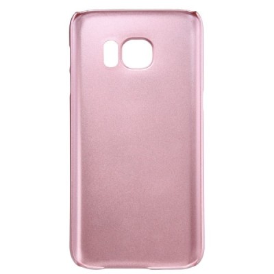 Samsung Galaxy S7 (G930) Nillkin Frosted Shield rožinis plastikinis dėklas + apsauginė ekrano plėvelė / Priedai.lt