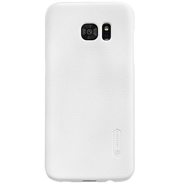 „Nillkin“ Frosted Shield kaaned - valge + ekraani kaitse (Galaxy S7 Edge)