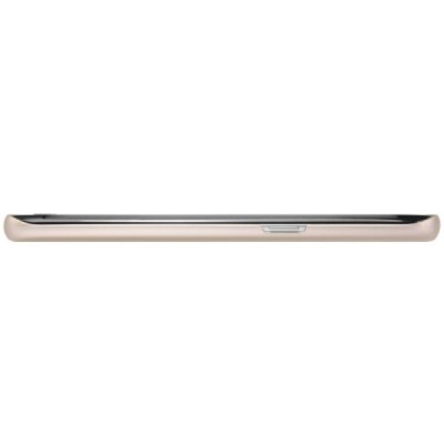 Samsung Galaxy S7 Edge (G935) Nillkin Frosted Shield auksinis plastikinis dėklas / Priedai.lt