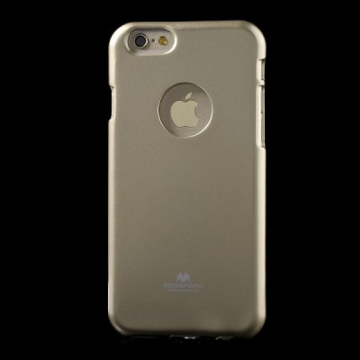 Apple iPhone 6 (6s) auksinis Mercury kieto silikono (TPU) dėklas / Priedai.lt