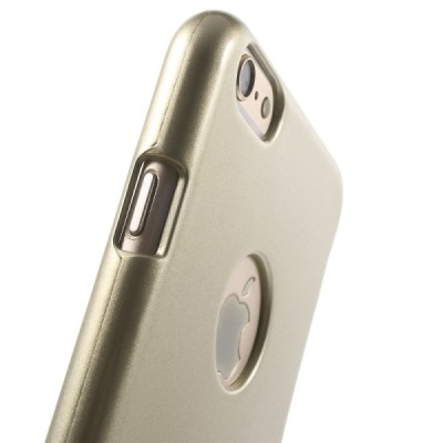 Apple iPhone 6 Plus (6s Plus) auksinis Mercury kieto silikono (TPU) dėklas / Priedai.lt