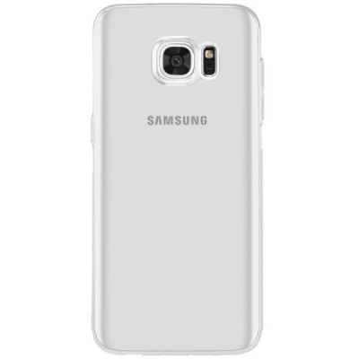 Samsung Galaxy S7 Edge (G935) skaidrus (permatomas) kieto silikono TPU ploniausias pasaulyje bespalvis dėklas / Priedai.lt
