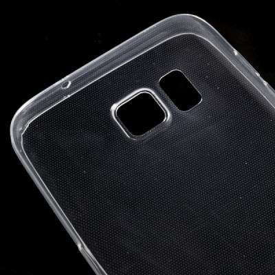 Samsung Galaxy S7 (G930) skaidrus (permatomas) kieto silikono TPU ploniausias pasaulyje bespalvis dėklas / Priedai.lt