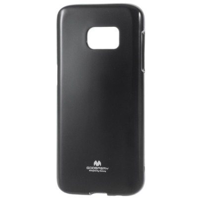 Samsung Galaxy S7 (G930) Mercury juodas kieto silikono tpu dėklas - nugarėlė / Priedai.lt