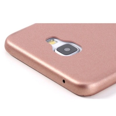 „Rock“ Slim Leather samsung Galaxy A5 (2016) auksinis odinis dėklas - nugarėlė / Priedai.lt