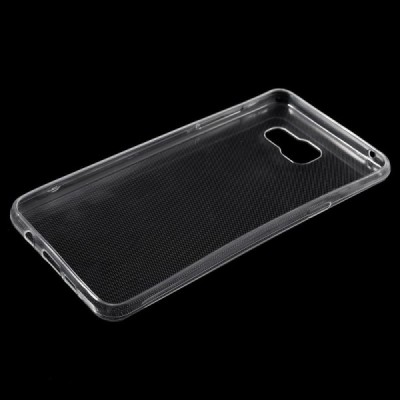 Samsung Galaxy A5 2016 (A510) skaidrus (permatomas) kieto silikono TPU ploniausias pasaulyje bespalvis dėklas / Priedai.lt