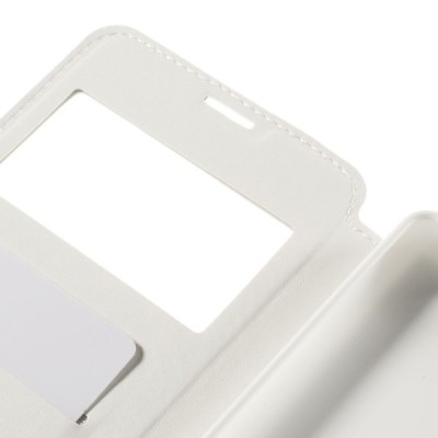 Roar Noble atverčiamas Sony Xperia C5 Ultra baltas odinis dėklas / Priedai.lt