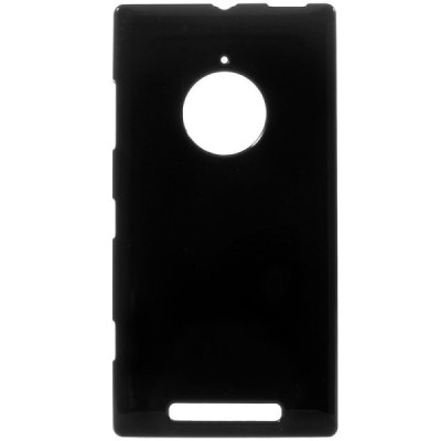 Nokia Lumia 830 kieto silikono TPU juodas dėklas - nugarėlė / Priedai.lt