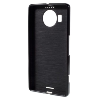 Nokia Lumia 950 XL kieto silikono TPU juodas dėklas - nugarėlė / Priedai.lt